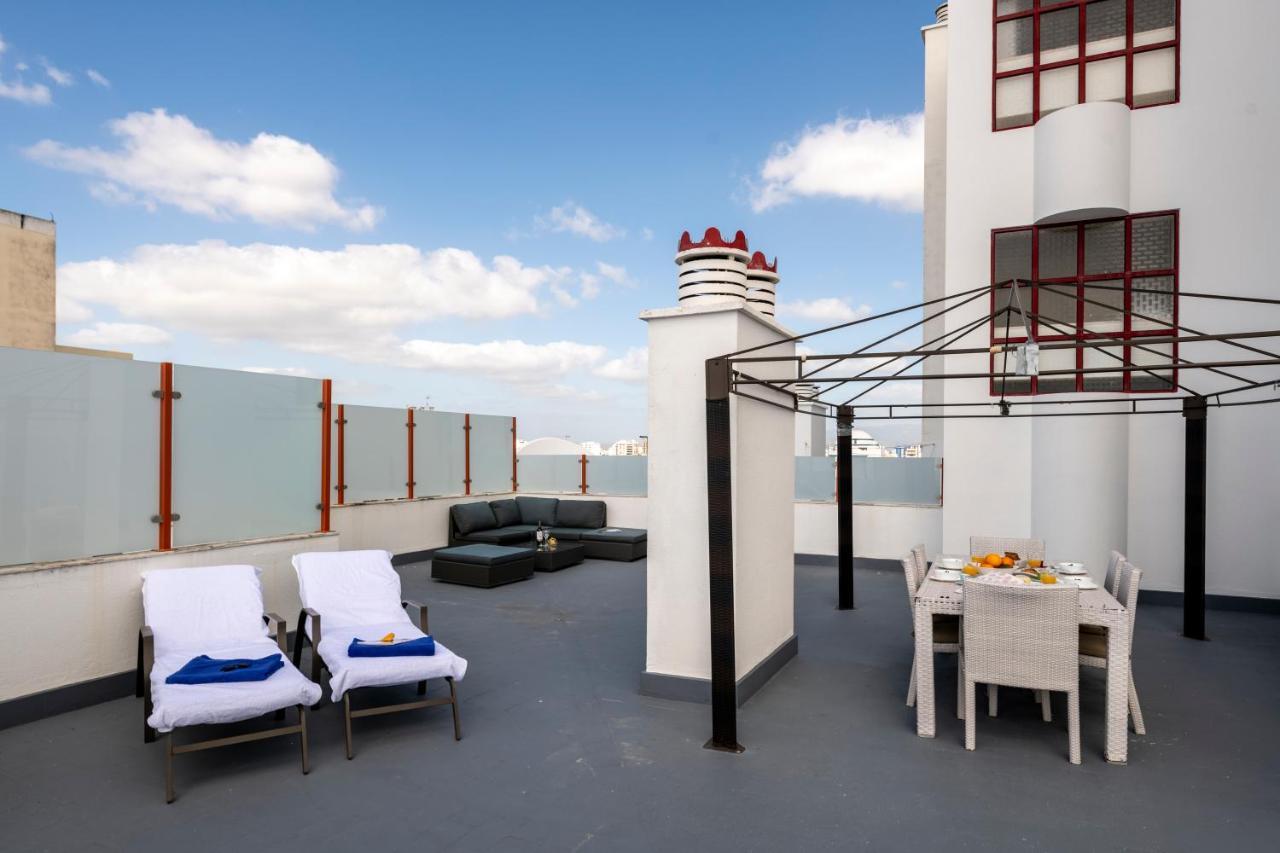 Appartement Luxueux 4 Pieces, Terrasse 120M2 Vue Mer Praia Da Rocha Портиман Екстериор снимка
